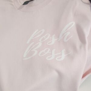 Pink 'Posh Boss' T-Shirt
